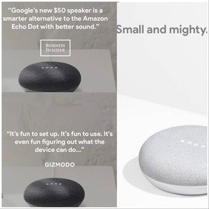 New never opened trendy Google Home Mini